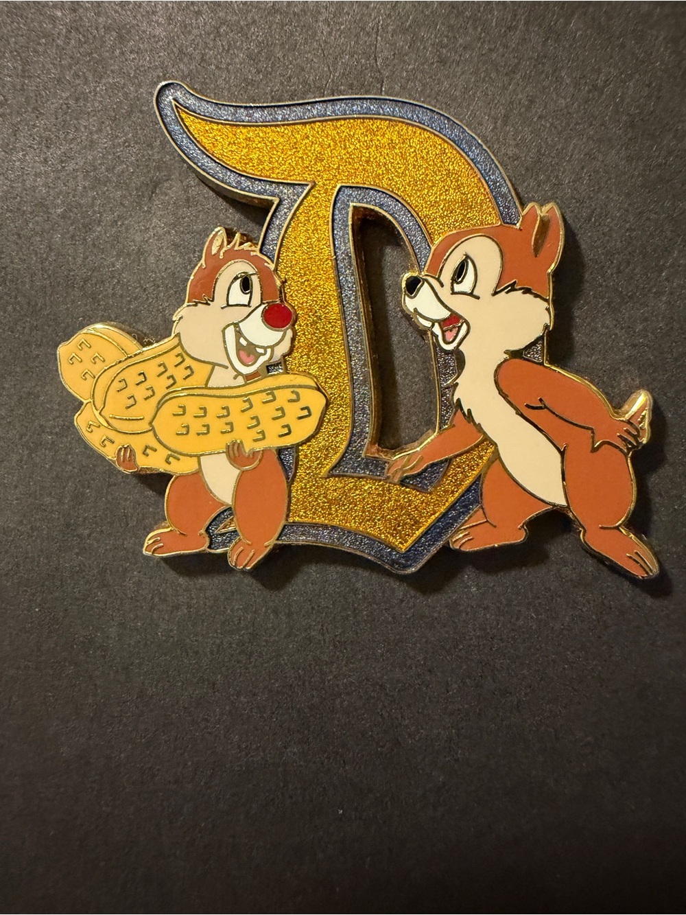 Disney DLR - Chip & Dale Gothic D Where Dreams Come True Pin 2006 Disneyland